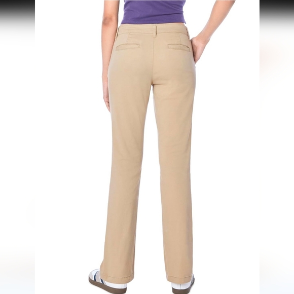 Aeropostale Classic Stretch Straight Leg Khaki Uniform Pants - Picture 2 of 9